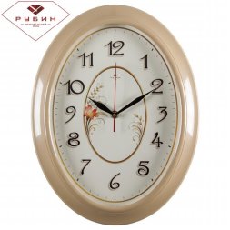 3829-103 (в кор.10шт.) - Часы настенные овал, разм [01081922]