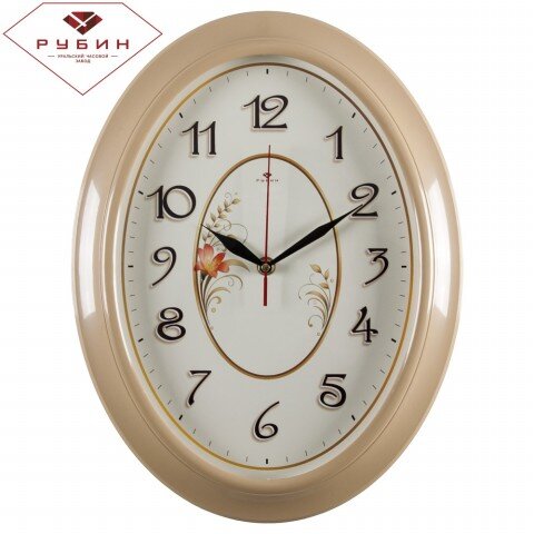 3829-103 (в кор.10шт.) - Часы настенные овал, разм [01081922]