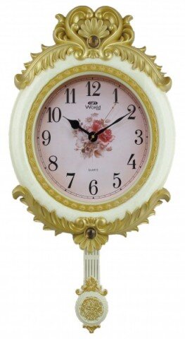 2058C W (в уп.10шт.) - Часы настенные с маятником [01083714]