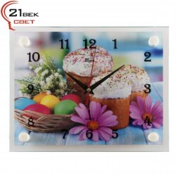2026-123 (в кор.10шт.) - Часы настенные&amp;quot;Пасха&amp;quot; 21 [01081883]