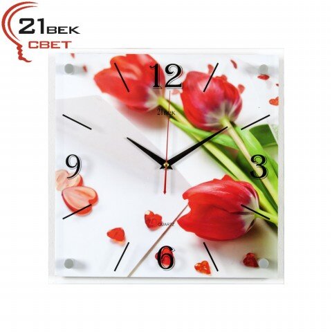 3535-1154 (в кор.10шт.) - Часы настенные квадрат.&amp;quot; [01079524]