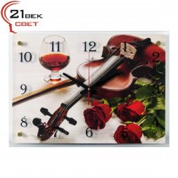 4056-734 (в кор.5шт.) - Часы настенные&amp;quot;Скрипка и к [01078327]