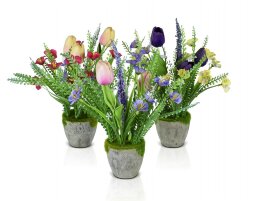 Цветочная композиция Тюльпанчики, размер: высота 2 [01088687]