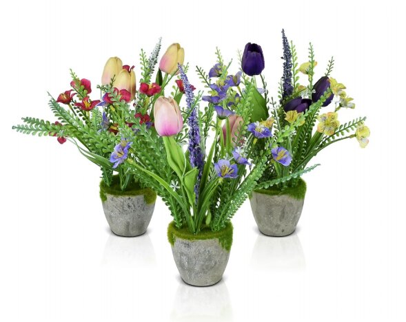 Цветочная композиция Тюльпанчики, размер: высота 2 [01088687]