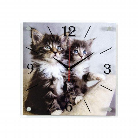 3535-1155 (в кор.10шт.) - Часы настенные квадрат.&amp;quot; [01072362]
