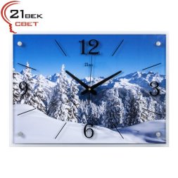 4056-958 (в кор.5шт.) - Часы настенные&amp;quot;Зима&amp;quot;21 Век [01085246]