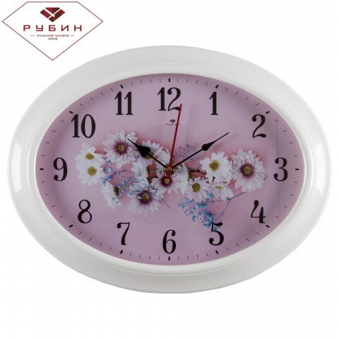 3829-106 (в кор.10шт.) -  Часы настенные овал, раз [01081924]