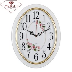 3829-107 (в кор.10шт.) - Часы настенные овал, разм [01085878]