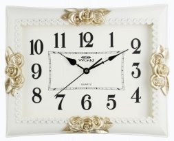 2065C W (в уп.8шт.) - Часы настенные WORLD, кварце [01083717]
