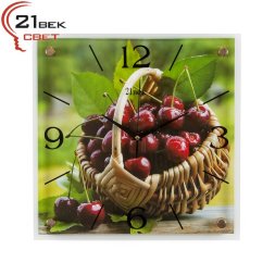 3535-274 (в кор.10шт.) - Часы настенные&amp;quot;Вишня в ко [01082376]