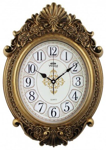 2066C BR (в уп.8шт.) - Часы настенные WORLD, кварц [01083718]