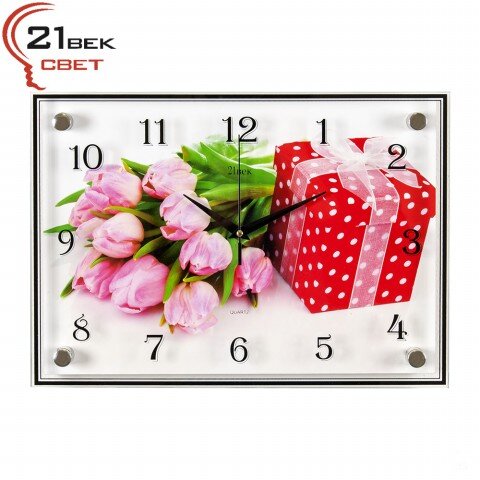 2535-31 (в кор.5шт.) - Часы настенные&amp;quot;Тюльпаны в п [01078195]