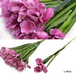 660462 (в уп.36/6432шт.) - Цветок искусственный Ир [01094525]