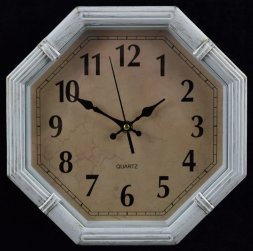 2572-WHITE Белые (в кор.30шт.) - Часы настенные, р [01076647]