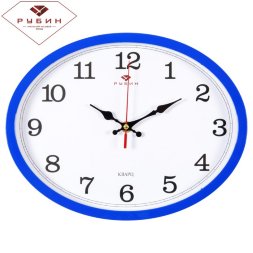 2720-104BL (в кор.10шт.) - Часы настенные овальные [01085865]