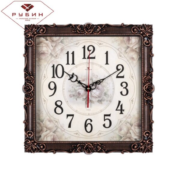 3838-003 (в кор.10шт.) - Часы настенные квадрат.&amp;quot;Ф [01088047]