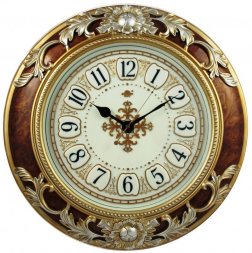 2072C BRN (в уп.6шт.) - Часы настенные WORLD, выпу [01085506]