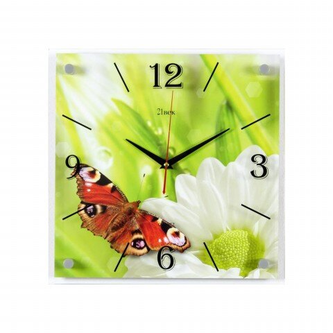 3535-283 (в кор.10шт.) - Часы настенные квадрат. 2 [01074021]