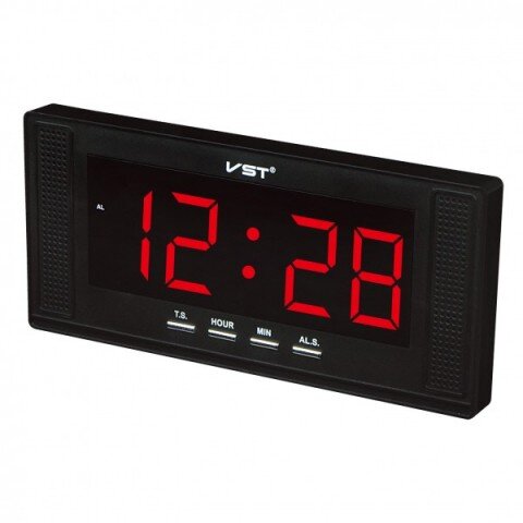 729-1-VST (в уп.1шт.) - Светодиодные настенные час [01083705]