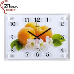 2535-323 (в кор.10шт.) - Часы настенные&amp;quot;Абрикосы с [01085855]