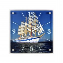 3535-302 (в кор.10шт.) - Часы настенные &amp;quot;Корабль&amp;quot; [01074022]