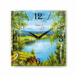 3535-412 (в кор.10шт.) - Часы настенные квадрат.&amp;quot;Л [01074023]
