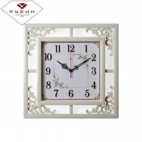 3850-103 (в кор.10шт) - Часы настенные квадрат.с у [01083507]