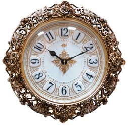 2074C G (в уп.8шт.) - Часы настенные WORLD, выпукл [01085508]