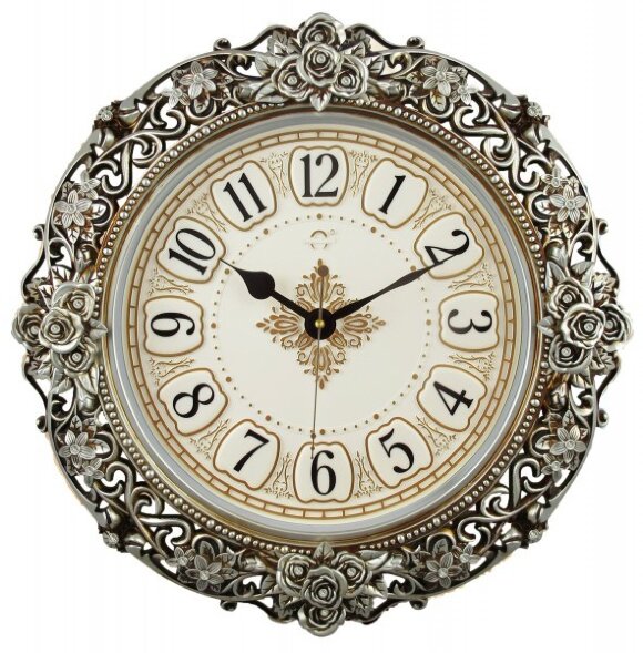 2074C S (в уп.8шт.) - Часы настенные WORLD, выпукл [01085509]