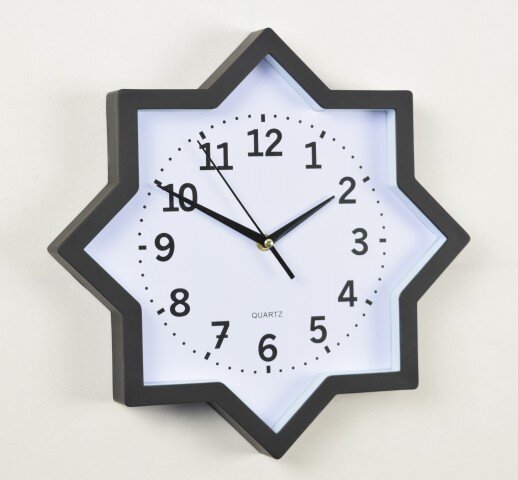 2843-02-XYM Чёрные (в уп.20шт.) - Часы настенные, [01081300]