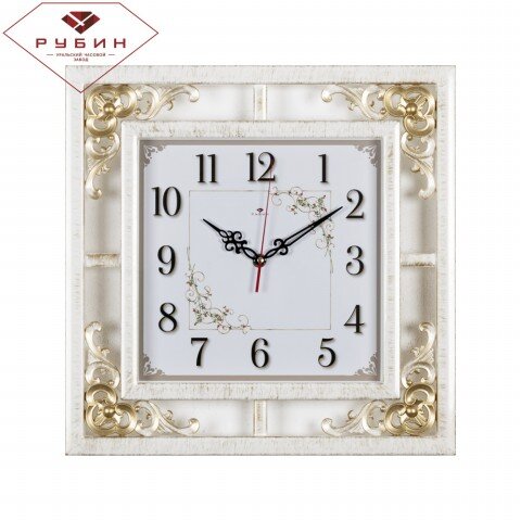 3850-105 (в кор.10шт) - Часы настенные квадрат.с у [01083538]