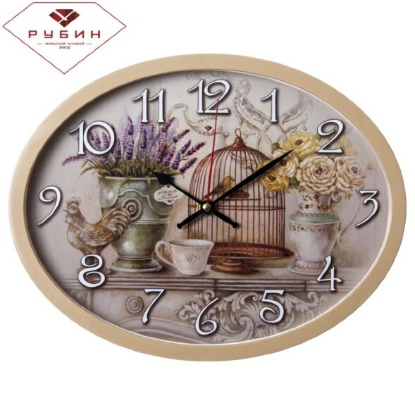 2720-117 (в кор.10шт.) - Часы настенные овальные&amp;quot;П [01086954]