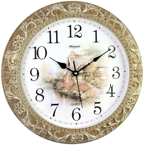 305AF БЖ MIRRON (в кор.10шт.) - Часы настенные, кв [01085888]